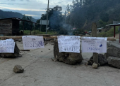 Vías continúan cerradas en la zona norte de la provincia de Loja, especialmente en el sector de Saraguro.
