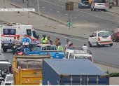 El siniestro de tránsito sucedió aproximadamente a las 09:00, a la altura del segundo puente de la vía Perimetral.