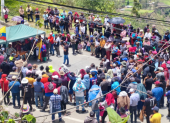 Organizaciones indígenas continúan con las movilizaciones y bloqueos de vías.