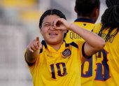 Mary Guerra, la número 10 de Ecuador, es una de las líderes del grupo y pieza clave en el mediocampo.