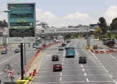 Por la Autopista General Rumiñahui circulan entre 90.000 y 100.000 vehículos a diario.