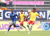 Emelec y Aucas igualaron sin goles en el estadio Gonzalo Pozo.