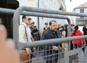 Reunión. El asambleísta de ADN, Diego Franco, fue uno de los asistentes a la convocatoria en Carondelet.