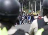 En varias zonas rurales, al norte de Pichincha, los manifestantes indígenas se han enfrentado con miembros de la fuerza del orden.