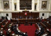 Fotografía que muestra una sesión en el Congreso de Perú el miércoles,22 de octubre de 2025, en Lima (Perú).