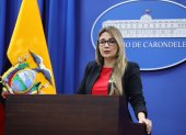 La vocera de Carondelet, Carolina Jaramillo, fue entrevistada en Radio Canela por Jorge Yunda.
