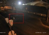 Cámaras de videovigilancia registraron la presencia de sospechosos en el barrio del Centenario, en el sur de Guayaquil.