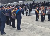 El presidente Daniel Noboa también participó del ascenso de miembros de la FAE.