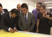María Paula Christiansen, junto al entonces ministro del Interior, José Serrano, trabajaron juntos desde 2014 hasta 2017.