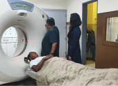 En el Hospital del IESS de Portoviejo se realizan exámenes con un tomógrafo y ecógrafo.