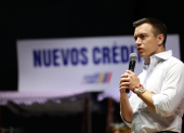 Noboa afirmó que lo "trataron de tumbar" durante el paro nacional.