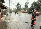 Las fuertes lluvias del 31 de octubre provocaron acumulación de agua en Conocoto.
