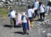 Activismo. Más de 6.000 voluntarios participaron en la limpieza.