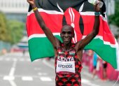 Eliud Kipchoge es uno de los hombres más representativos de Kenia.