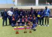 Parte de la delegación de 46 deportistas que cosechó en Perú 8 medallas de oro, 3 de plata y dos de bronce. Además de récords y clasificación mundialista.
