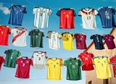 Las camisetas que utilizarán algunas de las selecciones clasificadas a la Copa Mundial 2026.