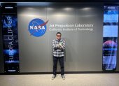 Personaje. Pablo Cisneros, en una de sus primeras imágenes como parte de la NASA.
