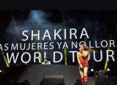 Shakira en el escenario de Las Mujeres Ya no Lloran
