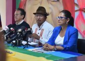 Los representantes de Pachakutik, PSE y Unidad Popular hicieron una evaluación de la campaña previo a las votaciones del 16 de noviembre.