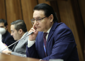 Fernando Villavicencio, candidato presidencial asesinado en 2023, durante uno de sus últimos actos públicos.