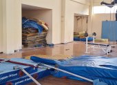 El coliseo de Gimnasia del CEAR Leónidas Proaño en Macas, evidencia el descuido.
