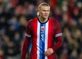 Erling Haaland marcó un doblete en la victoria de Noruega (4-1) ante Estonia y pone a Noruega cerca del mundial.