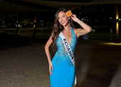 Nadia Mejía deslumbró durante el show en traje de baño en Tailandia.