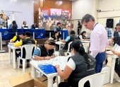 En la delegación provincial del Guayas del CNE se realiza el escrutinio de los votos de los PPL y de quienes ejercieron su voto en casa.
