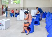 Las personas ejercieron su derecho al voto este 16 de noviembre.
