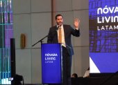 El ministro de Infraestructura y Transporte, Roberto Luque, participó en la inauguración del congreso Nóvara Living Latam 2025, en Guayaquil, en el hotel Hilton Colón.