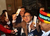 El correísmo, con la Constitución de Montecristi en mano, celebró el resultado de la Consulta 2025.