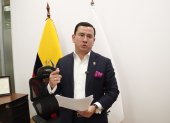 El presidente de la Comisión de Fiscalización Ferdinan Álvarez anunció la comparecencia del miistro del Trabajo Harold Burbano.