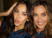 Nadia Mejía y su madre Kathy Lynn, en una foto compartida en Instagram.