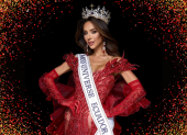 Nadia Mejía, hija de Gerardo Mejía, busca obtener la corona universal en la gala del Miss Universo 2025.