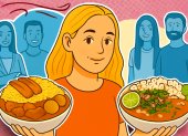 La comida ecuatoriana es variada como las opiniones de cómo servirla