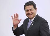 Fotografía de archivo del presidente de Honduras, Juan Orlando Hernández.