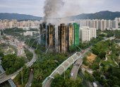 Un incendio masivo afectó el 26 de noviembre al complejo residencial Wang Fuk Court, ubicado en el distrito de Tai Po.