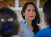 Luisa González es la presidenta del movimiento Revolución Ciudadana.