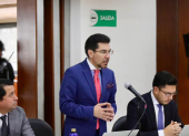 Carlos Leonardo Alarcón, fiscal general encargado, cuya permanencia se proyecta por al menos siete meses mientras avanza el concurso del Cpccs