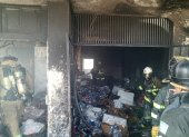 Personal del Cuerpo de Bomberos de Guayaquil atendieron la emergencia la tarde de este martes 2 de diciembre.