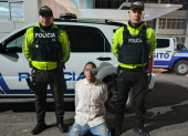 El detenido fue trasladado por la Policía tras ser señalado como el principal sospechoso de la agresión.