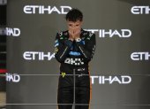 El piloto de McLaren Lando Norris durante el GP de Abu Dabi, Emiratos Árabes.