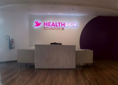 HealthBird Ecuador funcionaba en la oficina 1001 del Edificio La Previsora, aunque en una visita de EXPRESO no encontró presencia de personal.