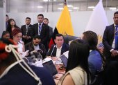 El asambleísta de ADN, Ferdinan Álvarez, preside la Comisión de Fiscalización.