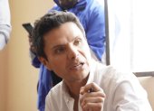 El concejal Wilson Merino se refirió en rueda de prensa al informe de Contraloría sobre la compra de 60 trolebuses eléctricos.