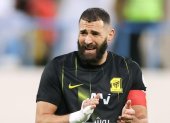 Benzema actualmente juega en el Al-Ittihad saudí.