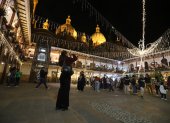 Atracción. Parques e iglesias como la Catedral están llenas de luces blancan que transmiten paz.