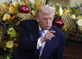 El presidente de Estados Unidos, Donald Trump, en el Salón Este de la Casa Blanca en Washington, DC, EE.UU., el 16 de diciembre de 2025.
