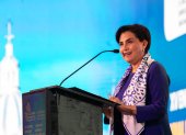 Gabriela Sommerfeld, canciller de Ecuador, desde el viernes 19 de diciembre de 2025 cuenta también con la nacionalidad alemana.