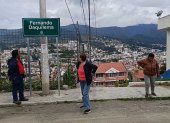 Uno de los puntos donde roban a estudiantes y transeúntes es la escalinata de este barrio, ubicado cerca del centro de Loja.